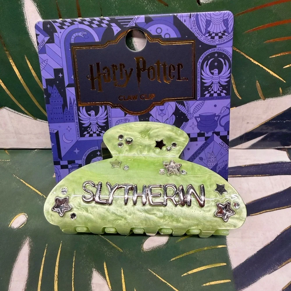 Harry Potter Slytherin Green Claw Hair Clip NWT